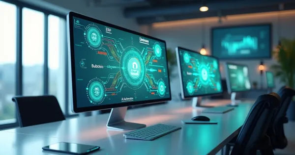 Fluxo detalhado de integração entre plataformas via APIs usando no-code em ambiente corporativo